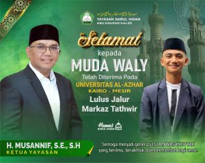 Santri Darul Ihsan, Muda Wali, Lulus Jalur Istimewa…